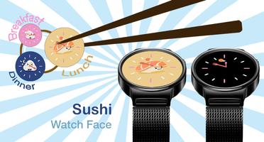 Poster Sushi Watch Face - Moto 360