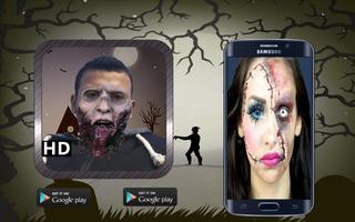 Scary Zombie Face Maker Pro capture d'écran 1