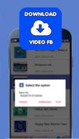 Video Downloader for Facebook स्क्रीनशॉट 1