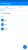 Fake Messenger الملصق