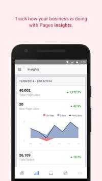 Facebook Pages Manager apk screenshot