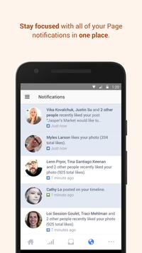 Facebook Pages Manager apk screenshot