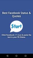 Best Facebook Status & Quotes الملصق
