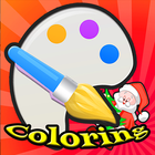 Christmas Kids Coloring Book icône