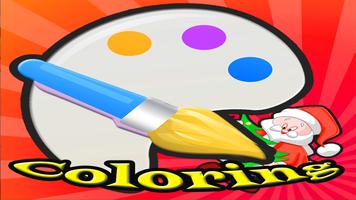Christmas Kids Coloring Book پوسٹر