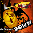 halloween games fall down free icon
