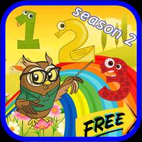 number game for kids count1-10 Affiche