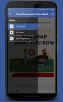 video Downloader For FaceBook plakat