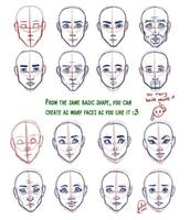 برنامه‌نما Draw Face Step by Step عکس از صفحه