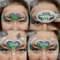 Face Painting Art پوسٹر