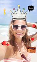 Crown Sunglasses Face Filter for Face Swap स्क्रीनशॉट 2