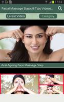 Facial Massage Steps & Tips Videos 2018 capture d'écran 1