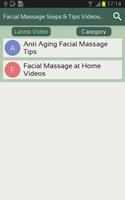 Facial Massage Steps & Tips Videos 2018 capture d'écran 2