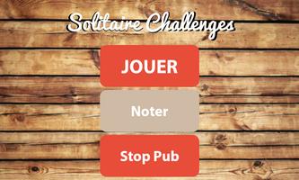 Solitaire Gratuit Challenges Affiche