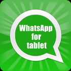 WhatsApp for tablet Free Guide ikona