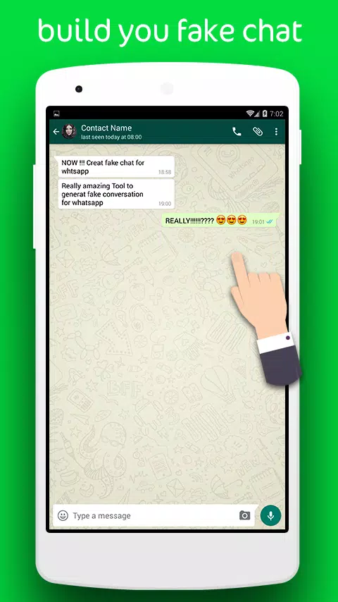 Fake whatsapp chat android