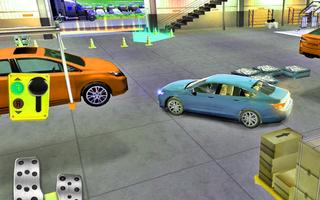 Factory Area Car Parking 3D poster