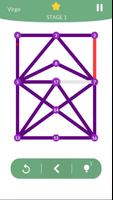 Draw Line Challenge : One line 300++ Puzzle level Poster