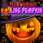 Rolling Halloween Pumpkin أيقونة