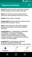 Tesaurus Indonesia ポスター