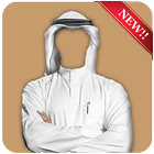 Arab Man Fashion Photo Suit biểu tượng