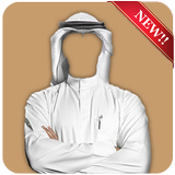 Arab Man Fashion Photo Suit icon