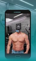 Gym Body Builder Photo Suit الملصق