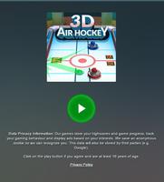 3D Air Hocket HTML 5 Game 海報