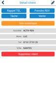 ACTIV RDV Gestion Commerciale capture d'écran 1