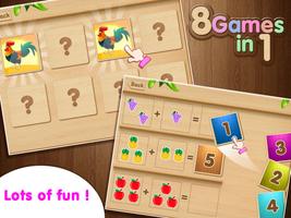 8 Game In 1 - Kids Educational Affiche