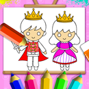 Prinzessin Malbuch - Färbung für Mädchen APK