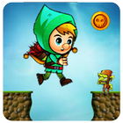 Super Tiny Hero Run :Jungle World آئیکن