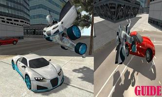 Guide Fly Car Robot Simulator capture d'écran 2