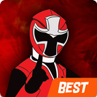 Red Rangers Ninja Steel أيقونة