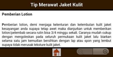 Merawat Jaket Kulit capture d'écran 3