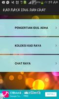 KAD RAYA IDUL ADHA DAN CHAT RAYA 海報