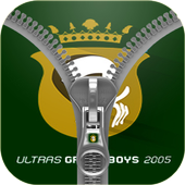 ultras green boys zipper lock icon