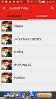 برنامه‌نما Justin Bieber Video Collection عکس از صفحه