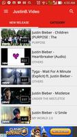 برنامه‌نما Justin Bieber Video Collection عکس از صفحه