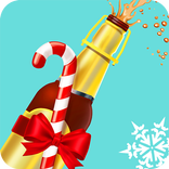 Winter Bottle Flip: Champagne