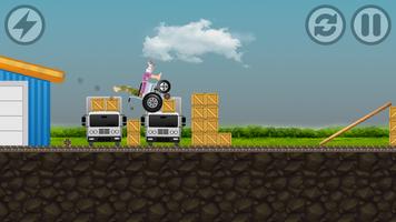 Happy Wheels Zombie syot layar 2