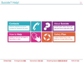 Suicide? Help! - Tablet Affiche