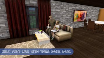 Virtual Dad Simulator : Happy Virtual Family Man Affiche