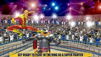 Incredible Monster, Superhero & Spider Ring Battle screenshot 1