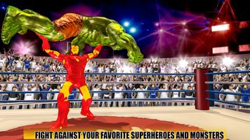 Incredible Monster, Superhero & Spider Ring Battle screenshot 2