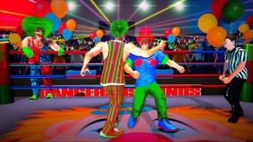 Clown Wrestling Ring Fighting Tag Team Champions ảnh chụp màn hình 1
