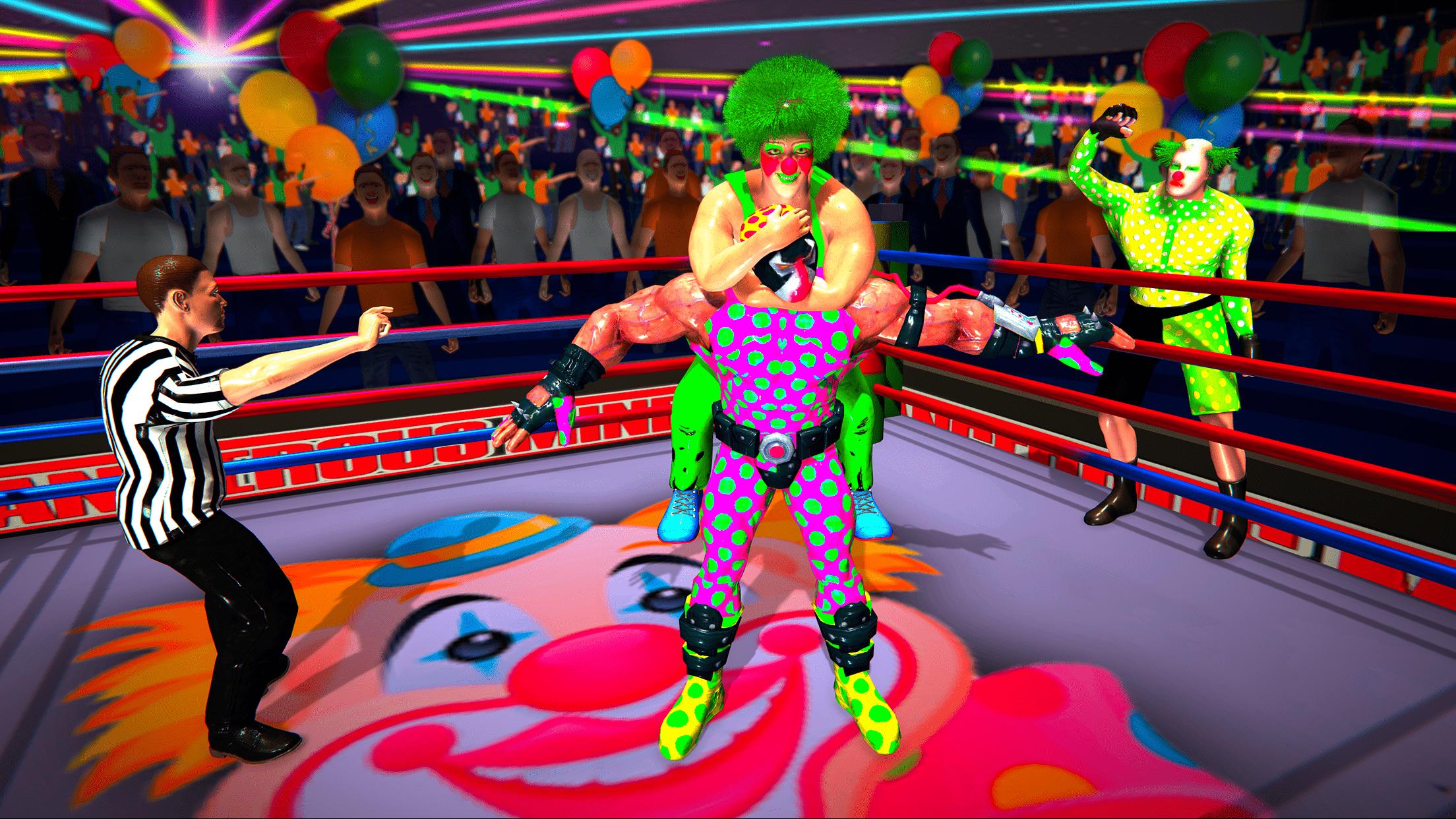 Clown Wrestling Ring Fighting Tag Team Champions For Android - game changer city event ninja warrior roblox