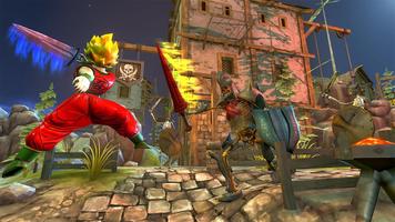 Goku Hero-Super Sayian Fighting Games Plakat