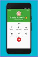 Fake Call Barbie Princess syot layar 3