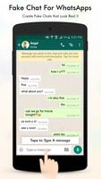 Fake Chat For Whatsapp poster